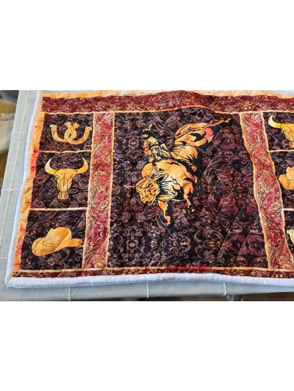 Western style King size pillow shams